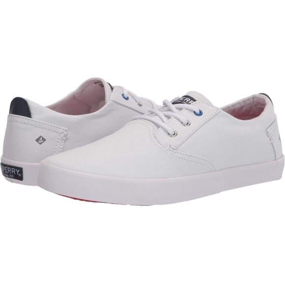 Sperry Other - Brand new kids unisex Sperry Bodie white washable tennis shoes big kids size 1